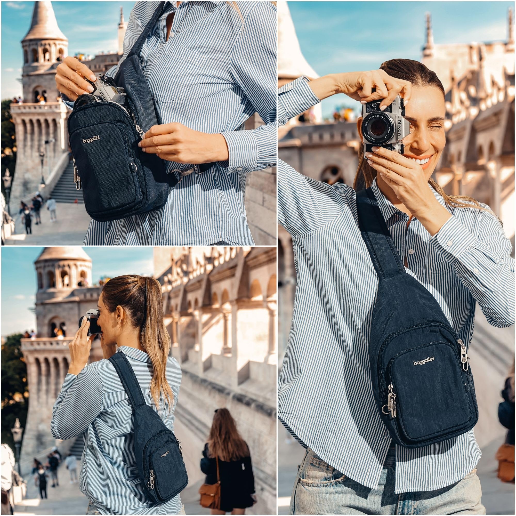 Baggallini, Czarny, One Size