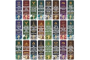 Christian Bookmarks Bulk - 96 PCS of Bible Verse Bookmarks, Religious Bookmarks,...