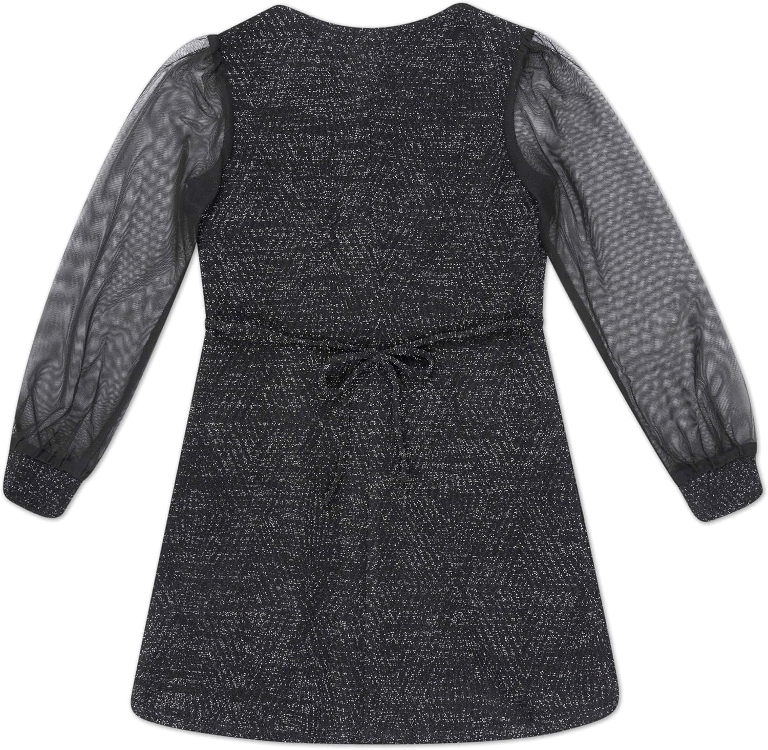 Speechless Girls Long Sleeve Glitter Knit A-line Party Dress - Image 2