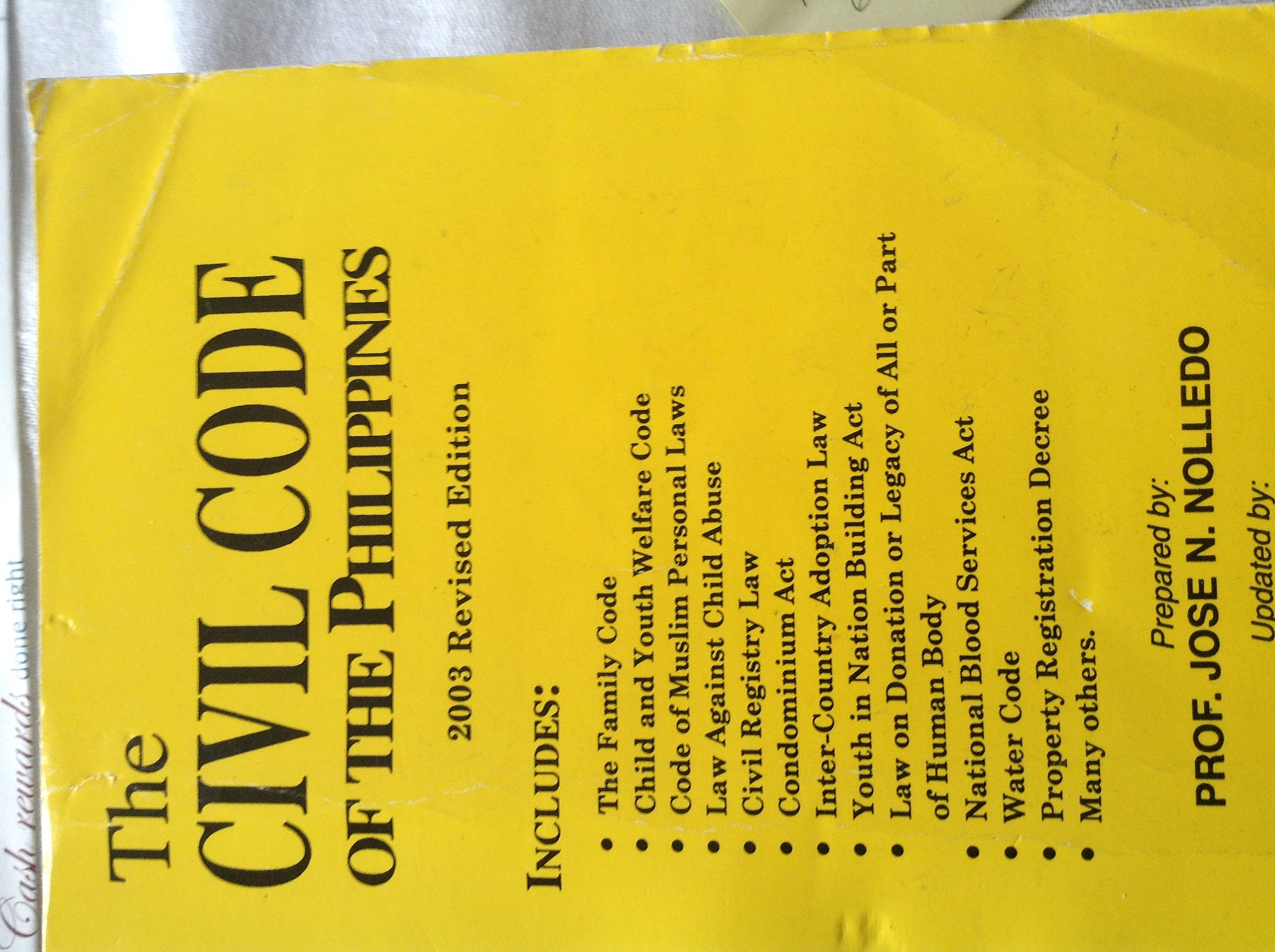 Buy Civil Code of the Philippines: Republic Act no. 386 as amended by ...