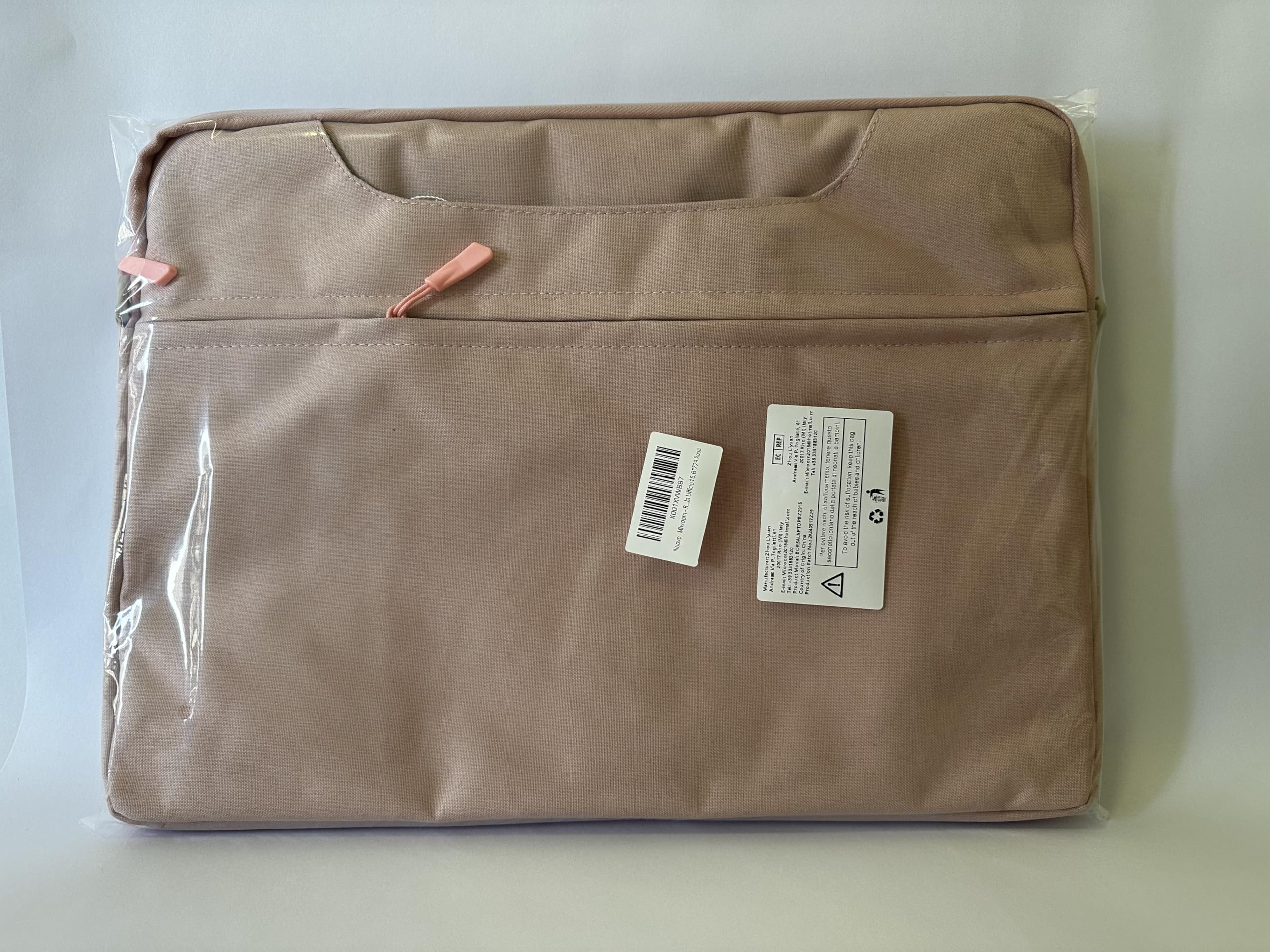 Borsa per PC Portatile 15,6" Pollici Zaino Laptop Custodia Notebook Rosa Z29