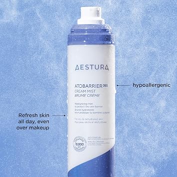 AESTURA ATOBARRIER365 Cream Mist with 10,000ppm Ceramides | Moisture Barrier Support, Ultra-Fine Moisturizing Mist, Suitable for Dry Skin | Korean Skin Care, 120ML / 4.06 fl.oz.