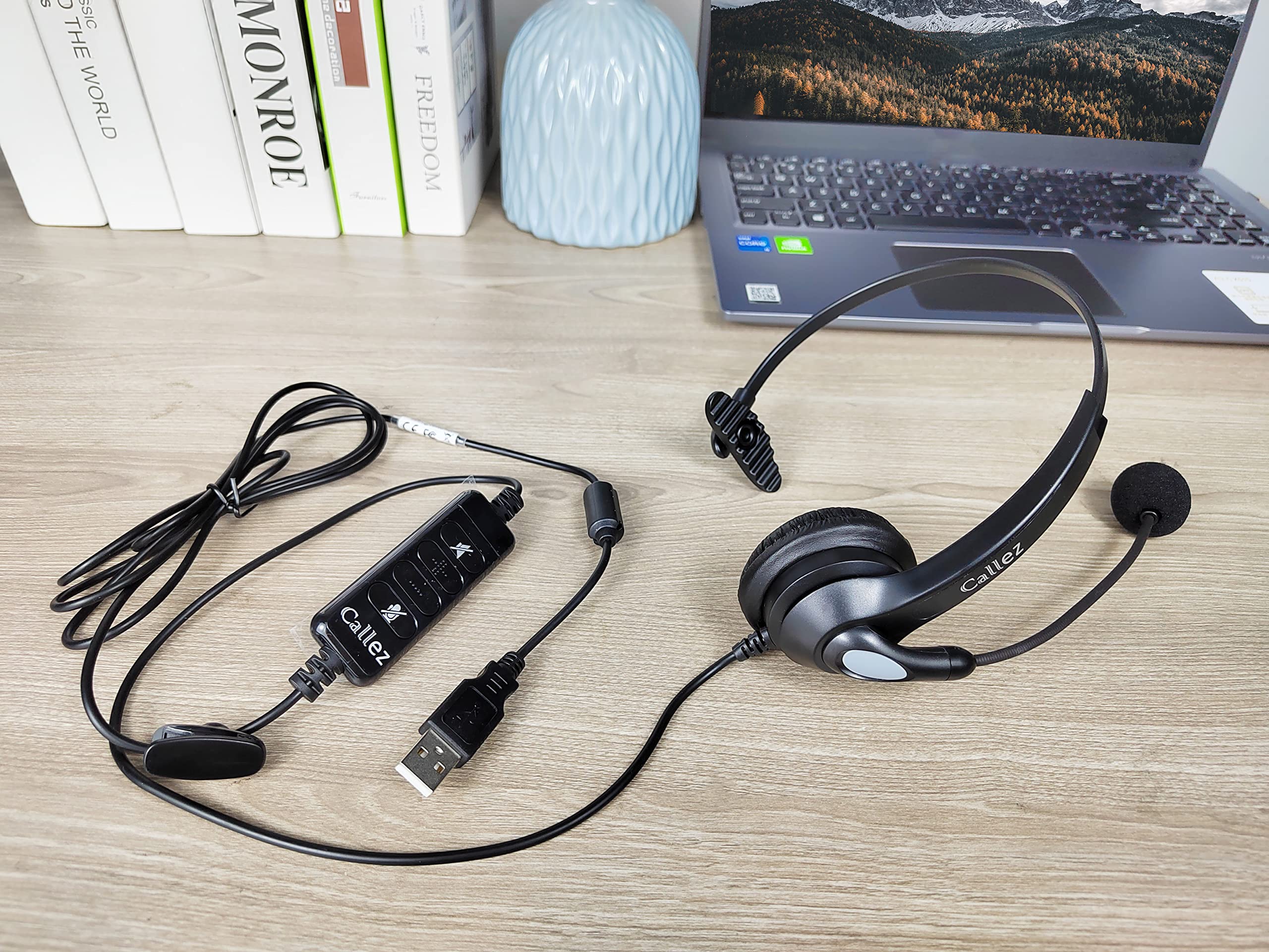 Headphones Bluetooth Wireless Callez USB Headset With Noise