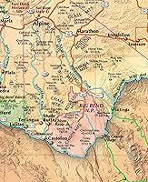 Vista 2 de Mapa de pared de Texas - Laminado 39w x 36h