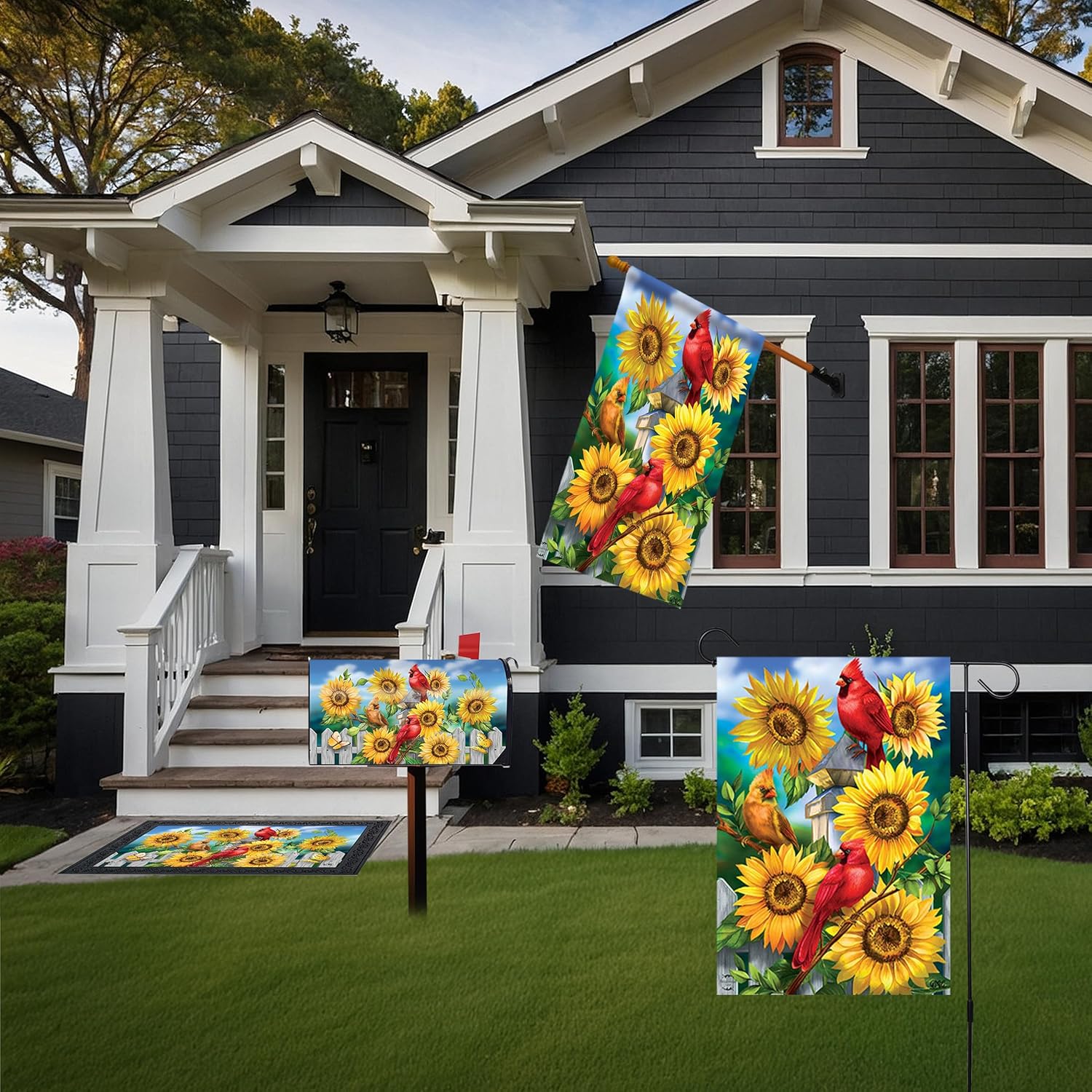Briarwood Lane Cardinals and Sunfloewrs Summer Design Collection
