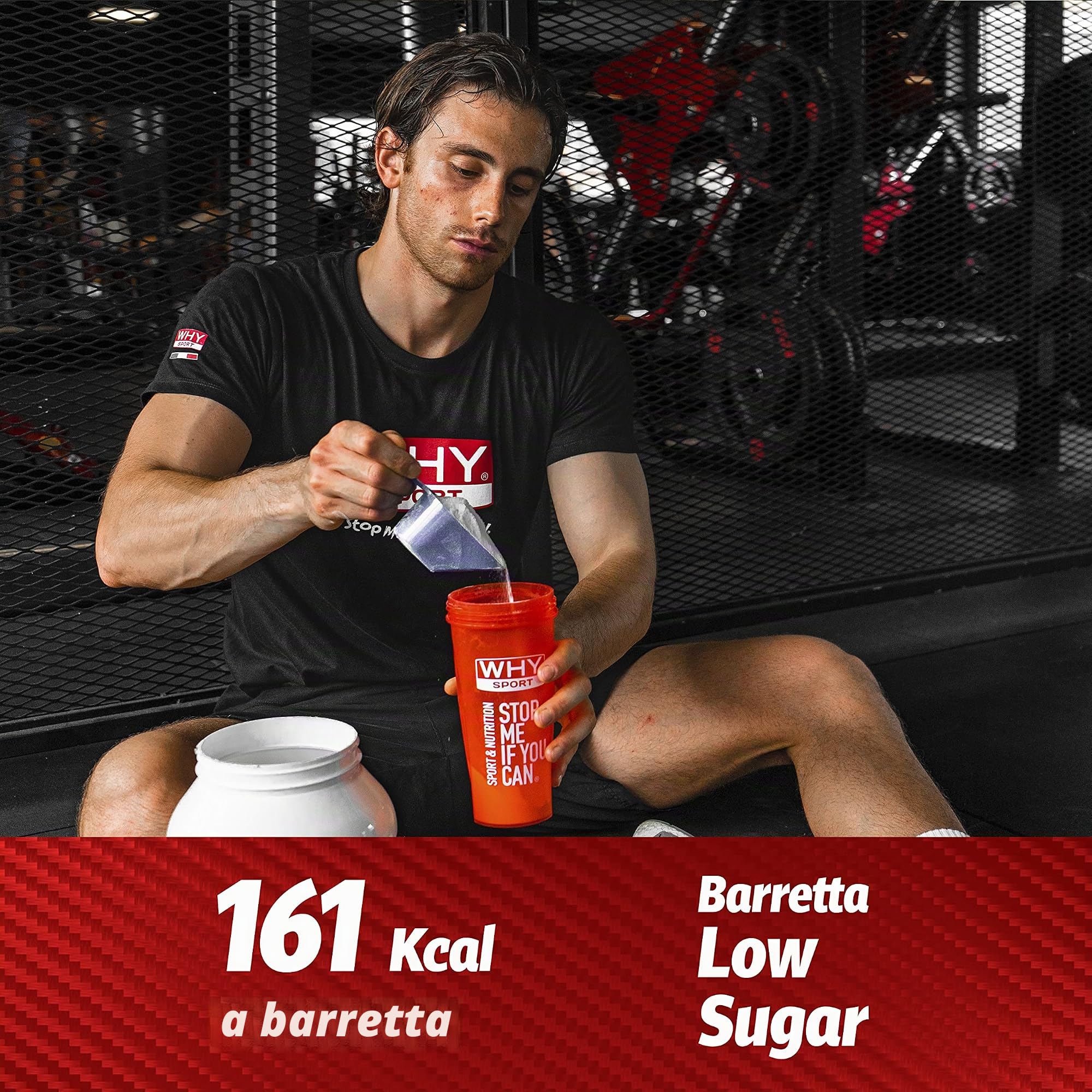 WHY SPORT 45 PROTEIN BAR - Barrette Proteiche con Proteine Concentrate - Snack Proteici Gusto Wafer Nocciola Crisp - Box da 28 Barrette - 45 gr