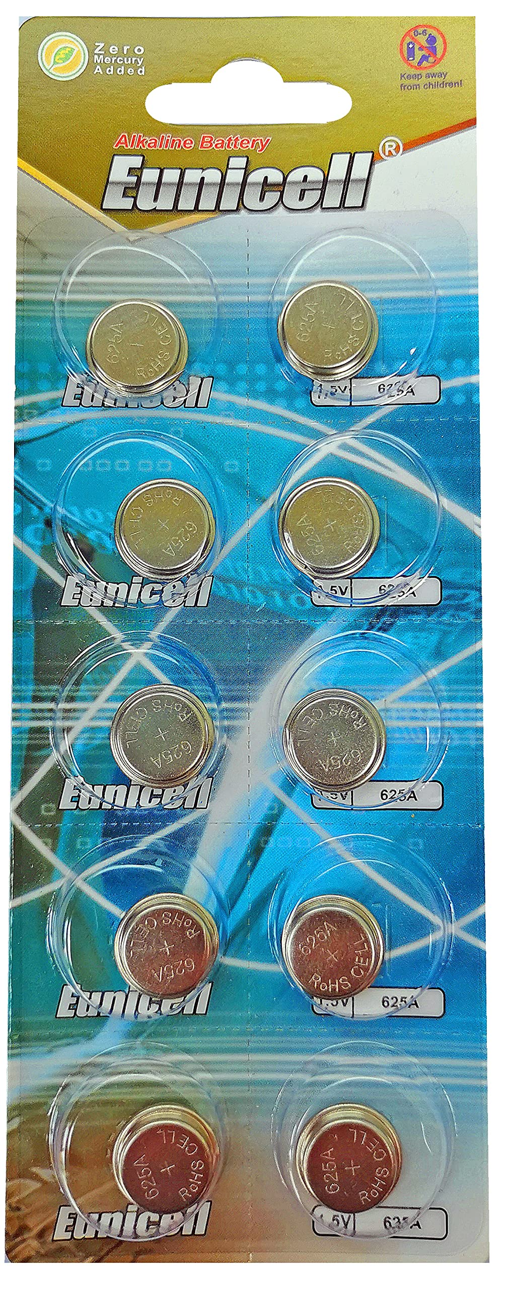 Eunicell 10 x 625A V625U PX625A LR9 625U 625V 625U Euni