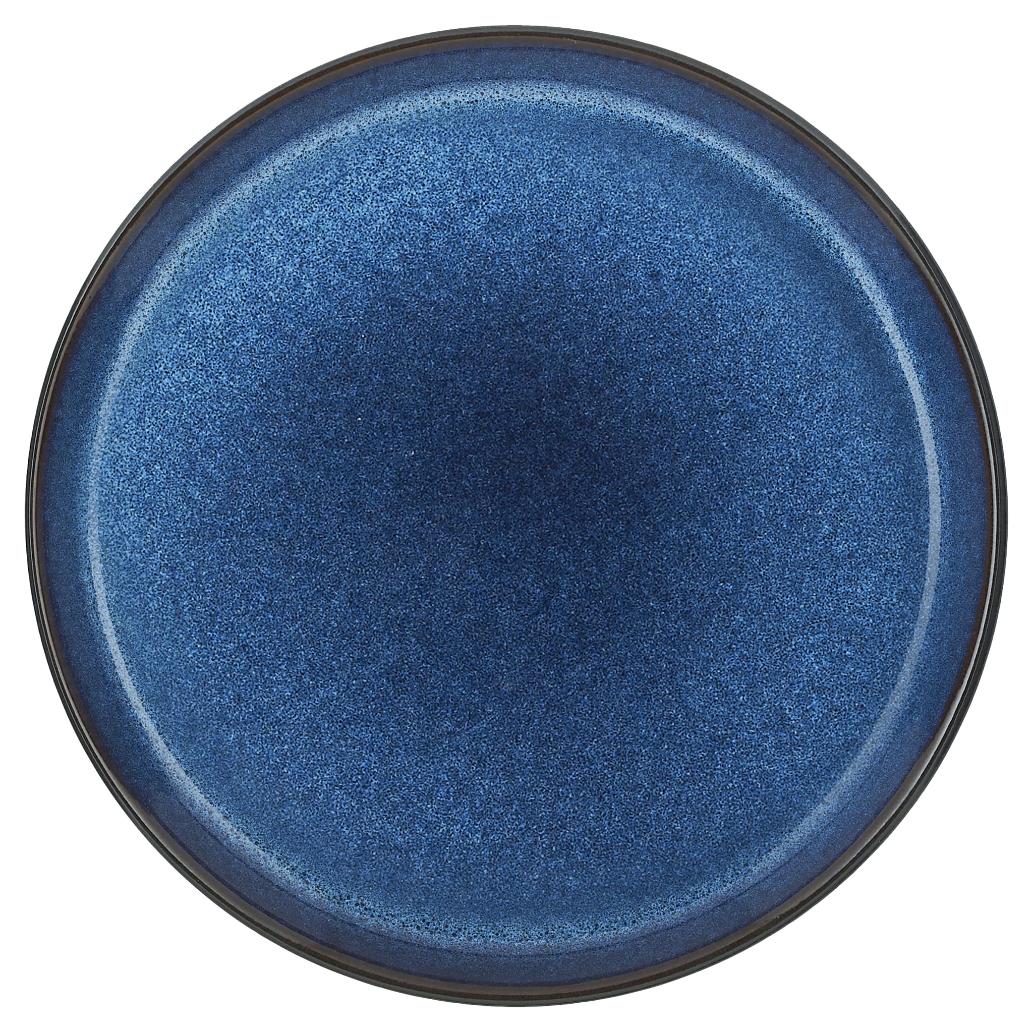 BITZ Gastro Teller – Dessert-/Kuchenteller aus Steinzeug, Ø17 cm, Schwarz/Dunkelblau