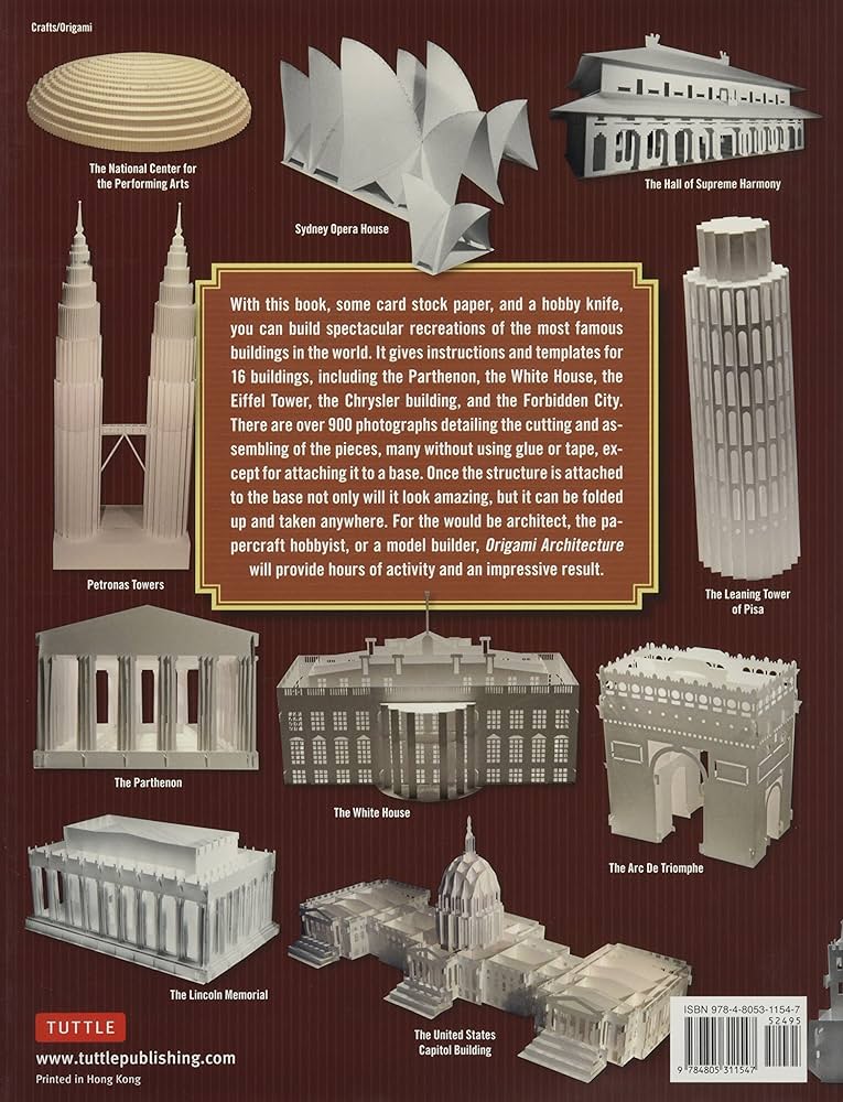 Origami Architecture: Papercraft Models of the World's Most