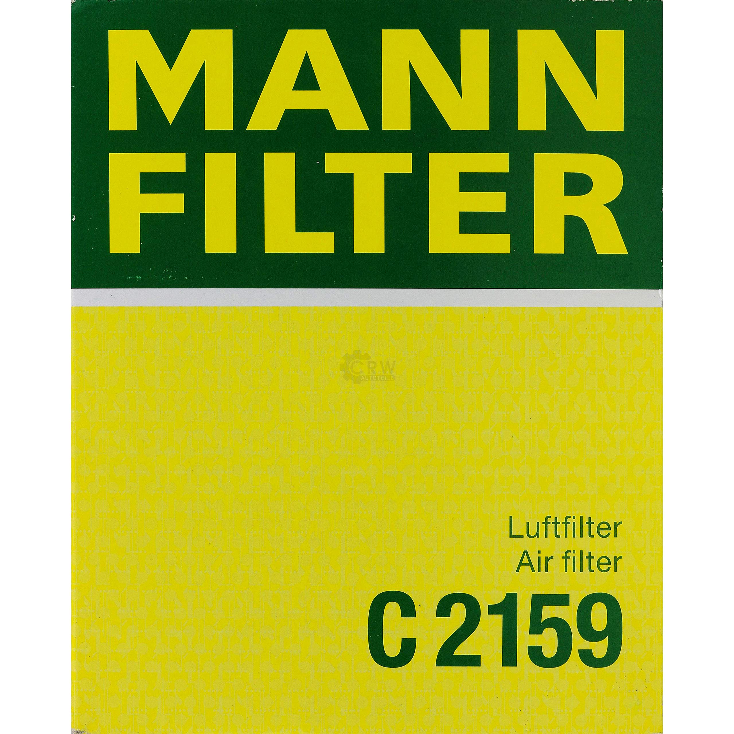 Paquete de inspección Kit de mantenimiento de filtros con filtro de aceite HU 612 x, filtro de aire C 2159, filtro de combustible WK 6031, filtro de habitáculo CU 2630, tornillo de cierre