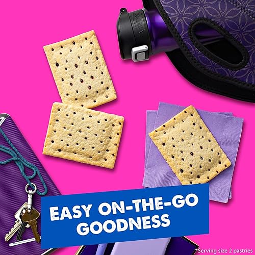 Miniatura 29 de Pop-Tarts, Pasteles tostadoras de desayuno, frambuesa esmerilada, horneadas con orgullo en los Estados Unidos, 96