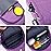 WATERFLY Tiny Crossbody Sling Backpack Anti Theft Backpack for Traveling Chest Shoulder Bag (Purple)