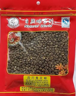 Natural World Green Sichuan Peppercorns 40 Grams
