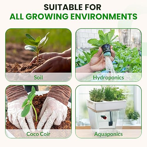 Miniatura 4 de Humboldts Secret pH Up - Estabilizador de pH hidropónico y nutritivo del suelo para plantas - 1 galón