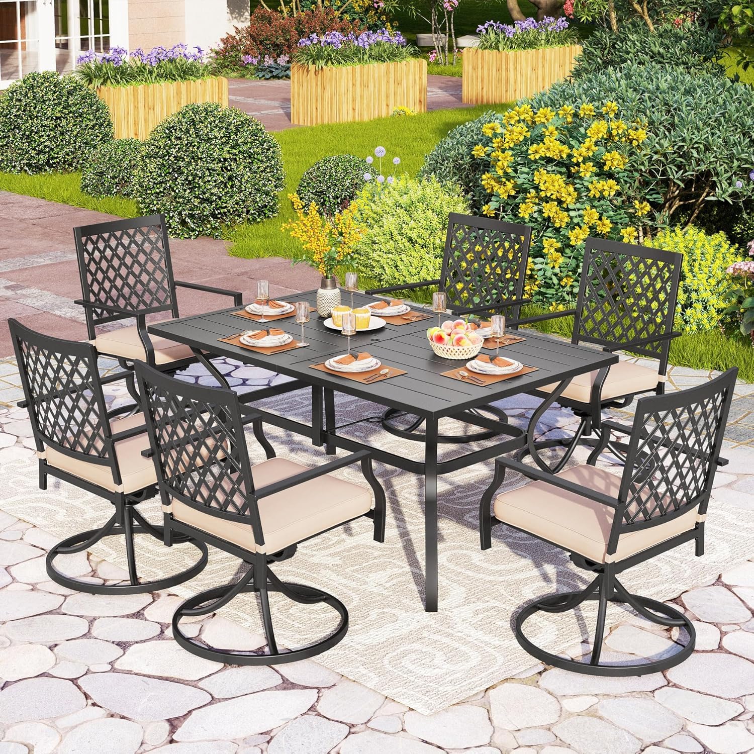small outdoor metal chairs