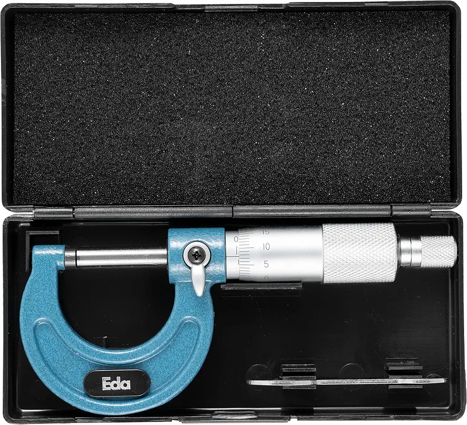 Micrômetro Externo 0 A 25 Mm X 0.01 Mm com Estojo EDA 1ZT