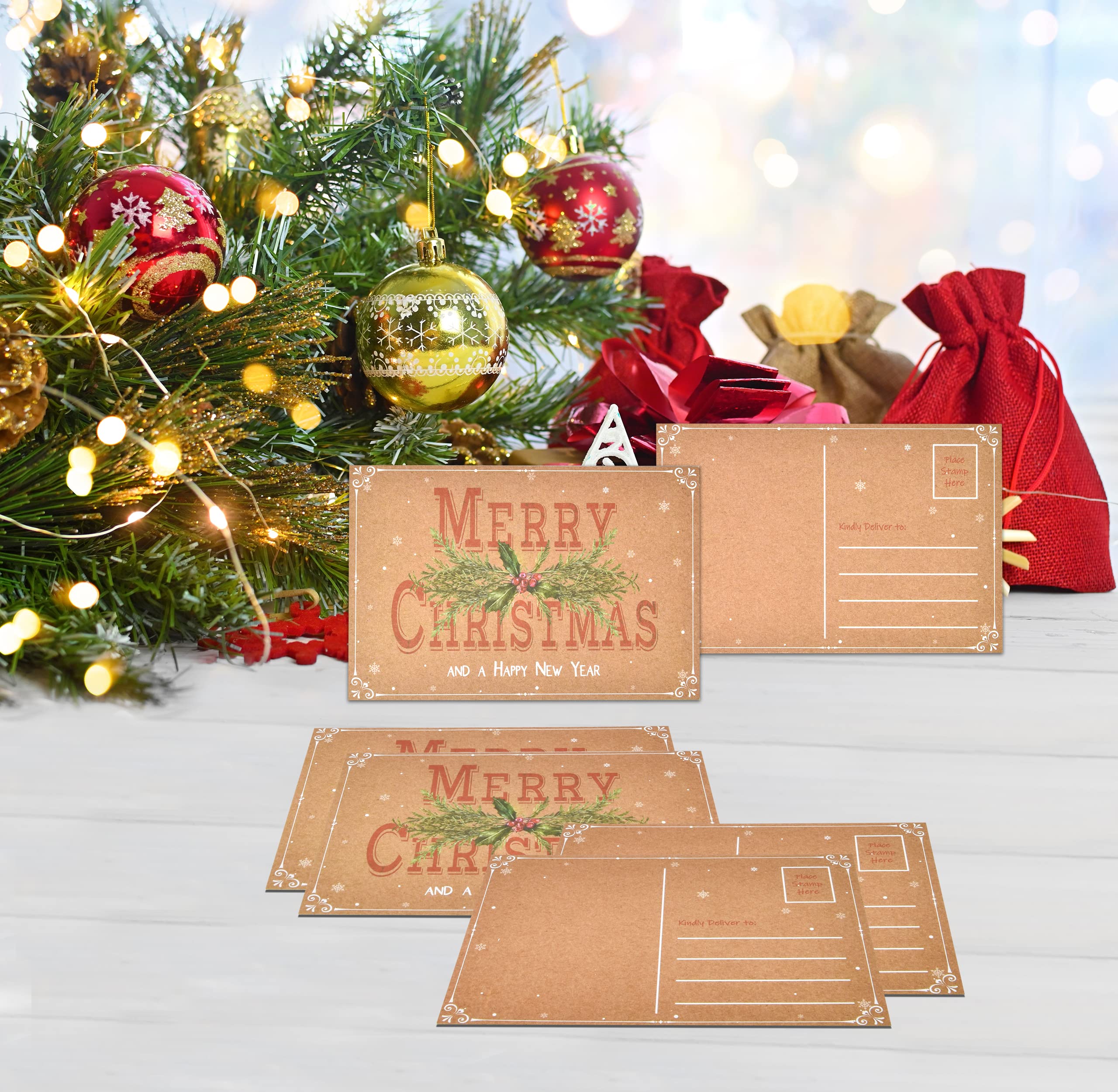 クリスマス Merry Christmas post card Amazon.com : Gift Boutique 60 Merry Christmas Postcards