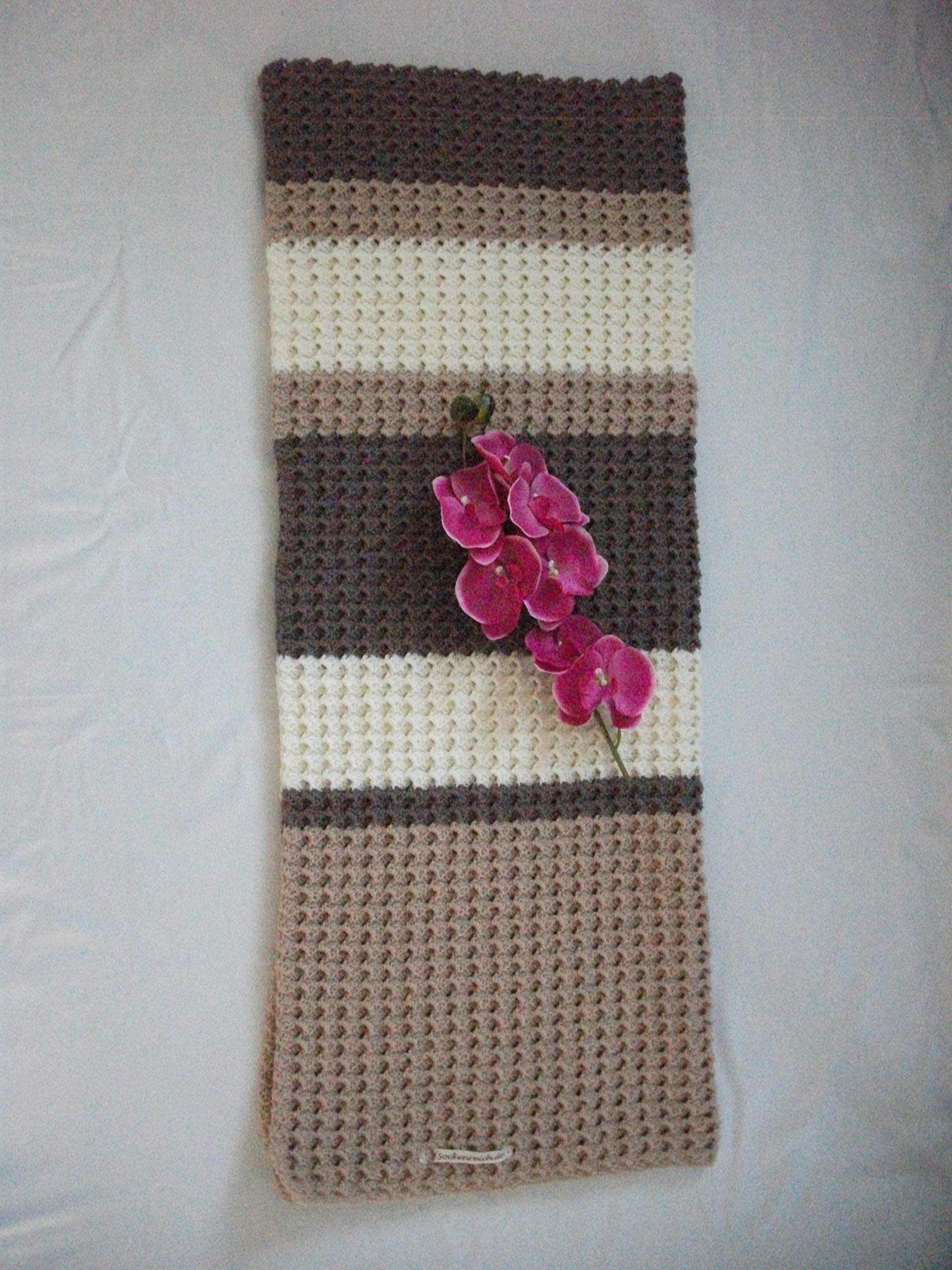 Babydecke Nougat, Kuscheldecke, Krabbeldecke, Schmusedecke, 75x90cm, Merino Schurwolle, Superweich, für Jungen und Mädchen, Gehäkelt, Gestrickt, Muster