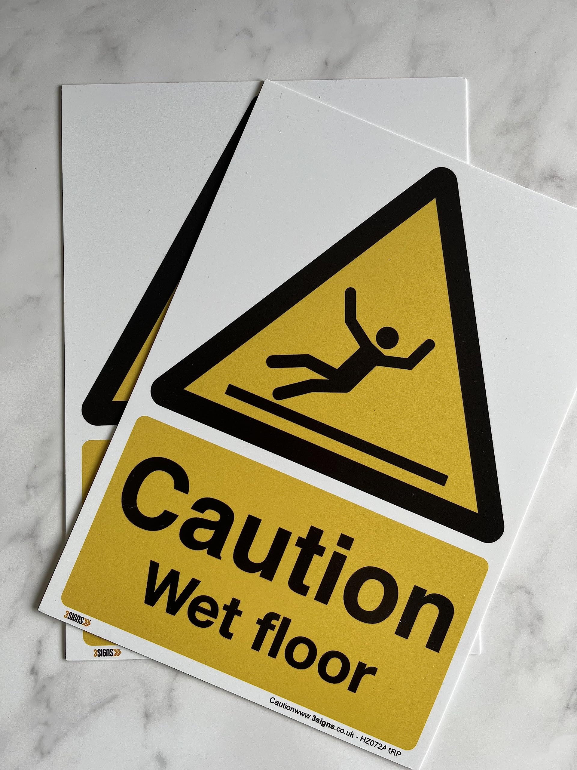 Cartello Di Sicurezza 'Attenzione Non Salire' Vsafety 30x10 Cm: In Plastica Rigida 1mm, Conforme EN ISO 7010, Con Adesivi