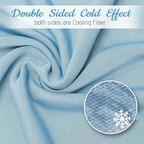 Miniatura 5 de Tametra Manta de refrigeración, Mantas frías para sofá, manta de verano ligera, transpirable, tamaño extra grande, Q-MAX0.441, para dormir en noche