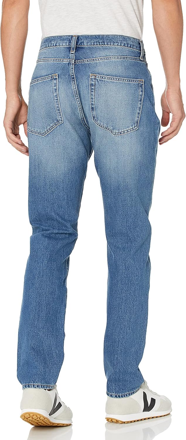 Amazon Essentials Men's Athletic-Fit Jean (Previously Goodthreads) 28W x 29L Washed Blue