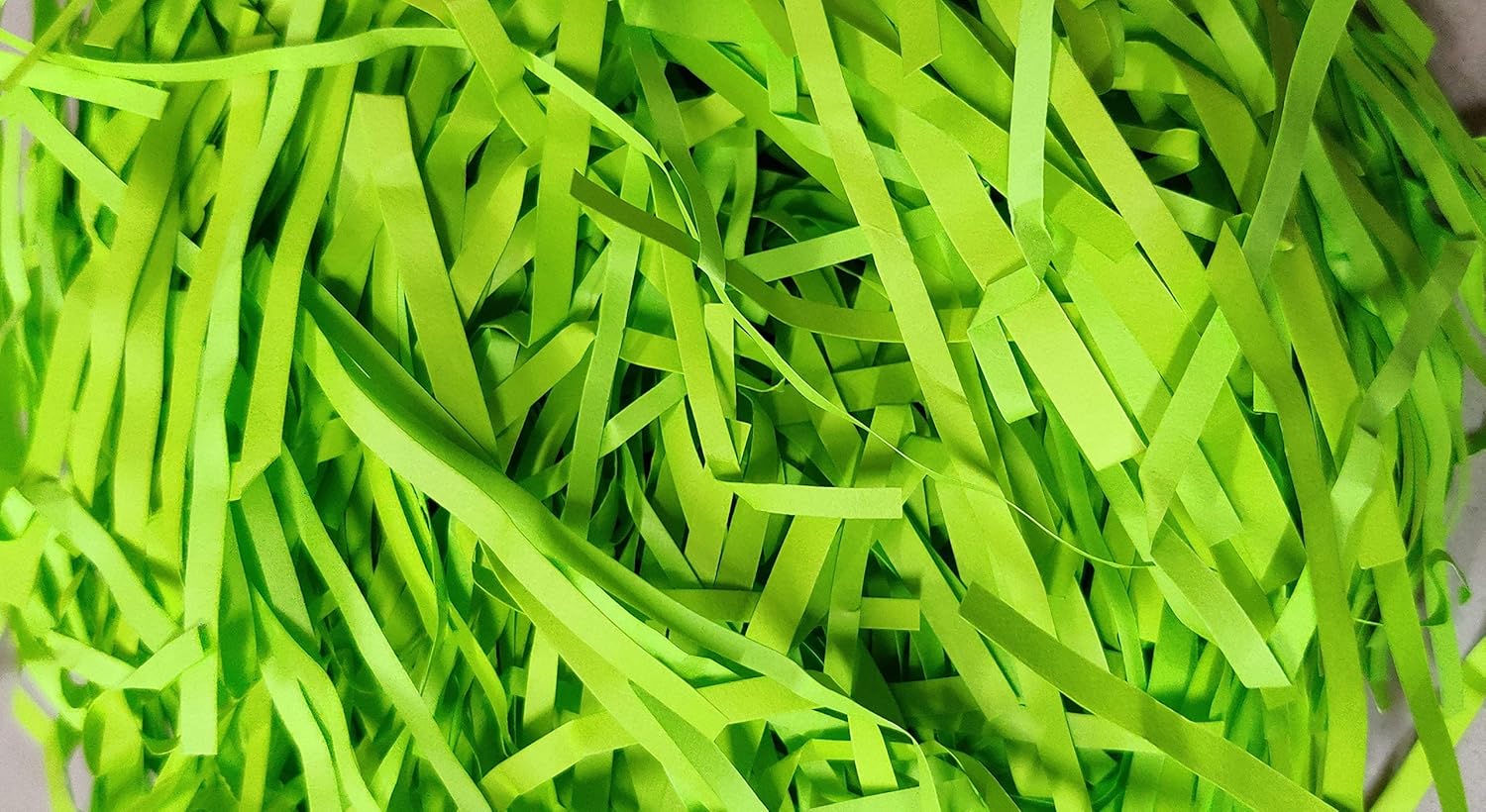 Lakeer Light Green Crinkle Confetti Shredded Shreds for Tissue Paper Gift Wrapping,Craft DIY, Basket Packaging Filling, Decoration 60-80 Grams (Aprox)