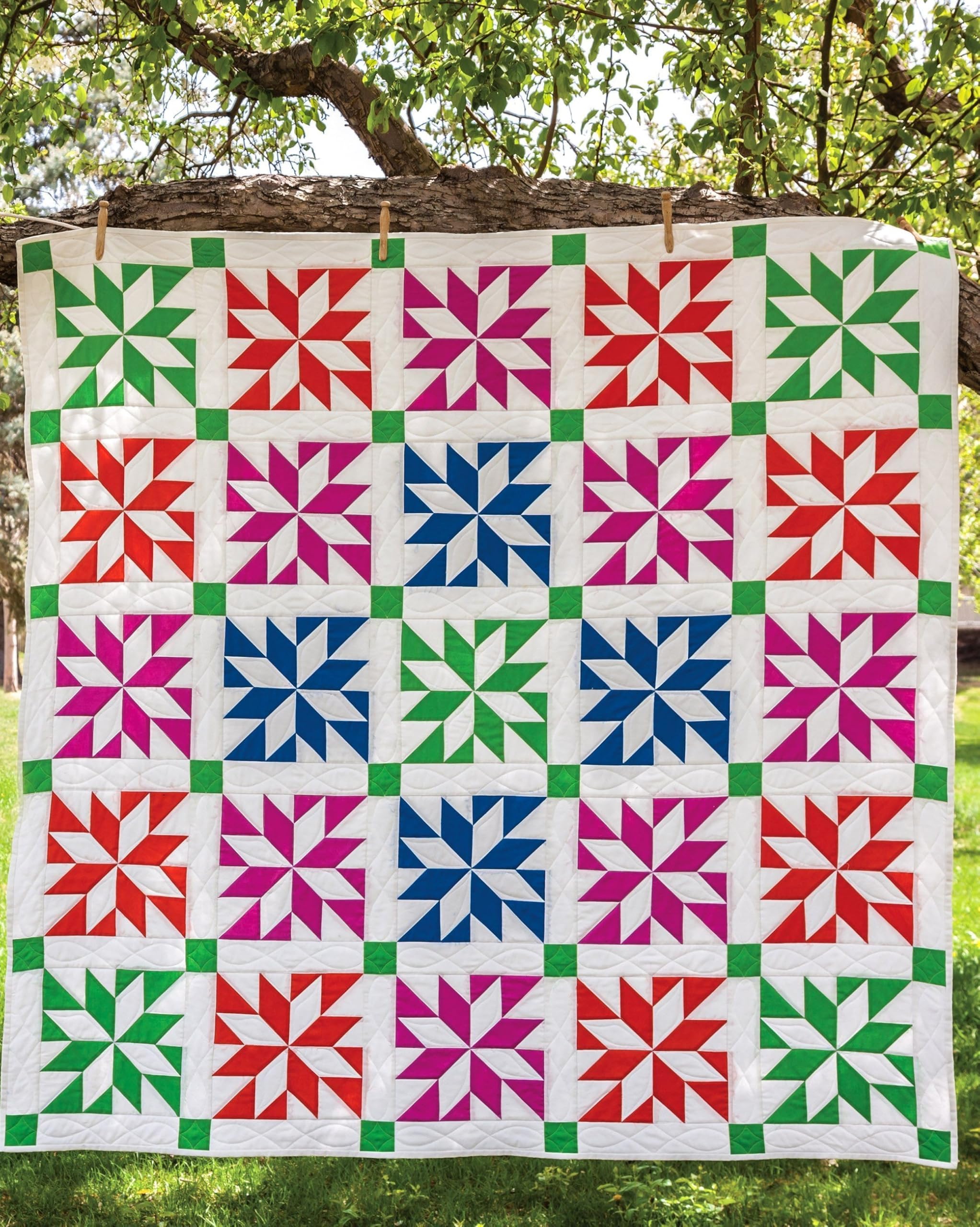 AccuQuilt Go! Fabric Cutting Dies-LeMoyne Star 9" Finished Square