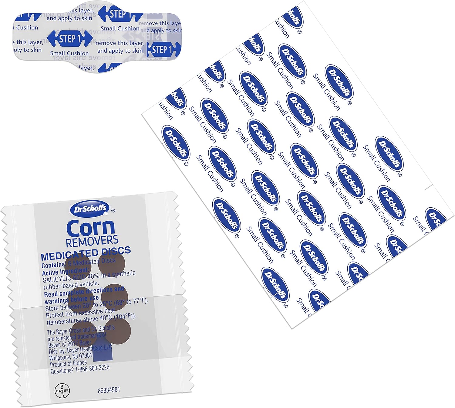 Dr. Scholl's Duragel Corn Remover 18 Count : Health & Household