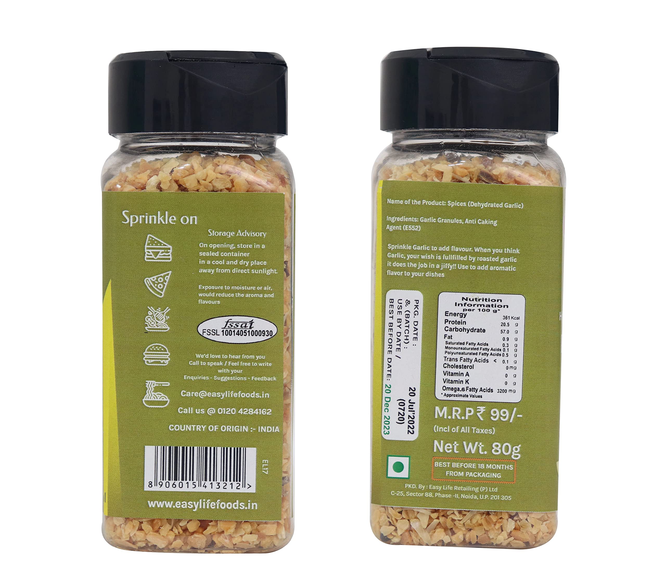 Easy Life Combo of Roasted Garlic 80g (Pack of 2) - Image 6 thumbnail