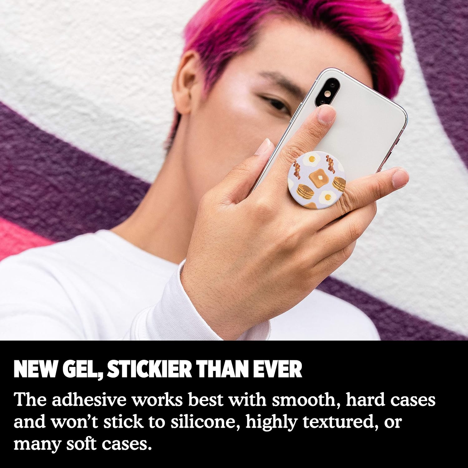 PopSockets: PopGrip with Swappable Top for Phones & Tablets - Brunch Bunch