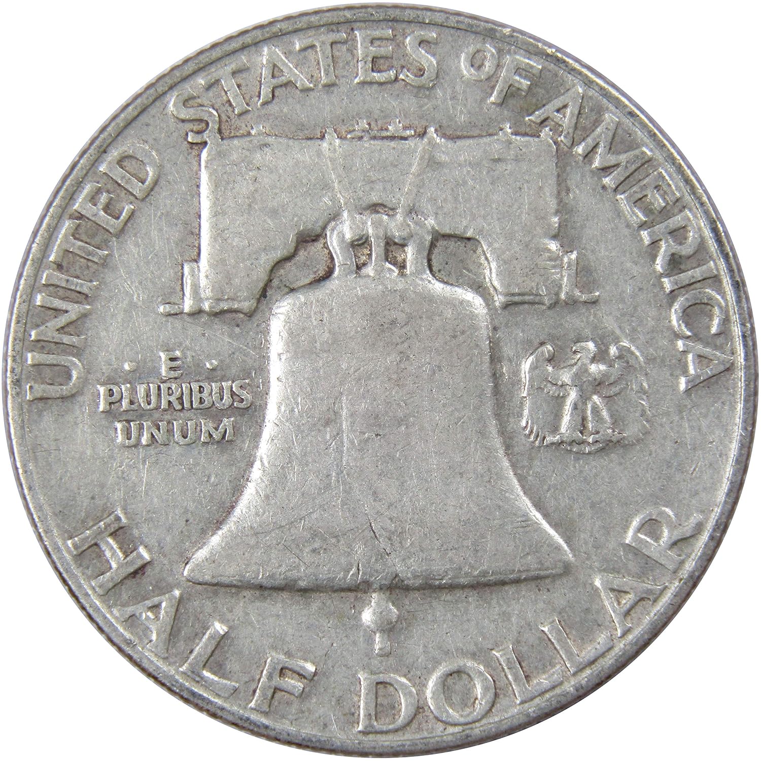 1959 Franklin Half Dollar Circulated Silver 50c Coin Collectible