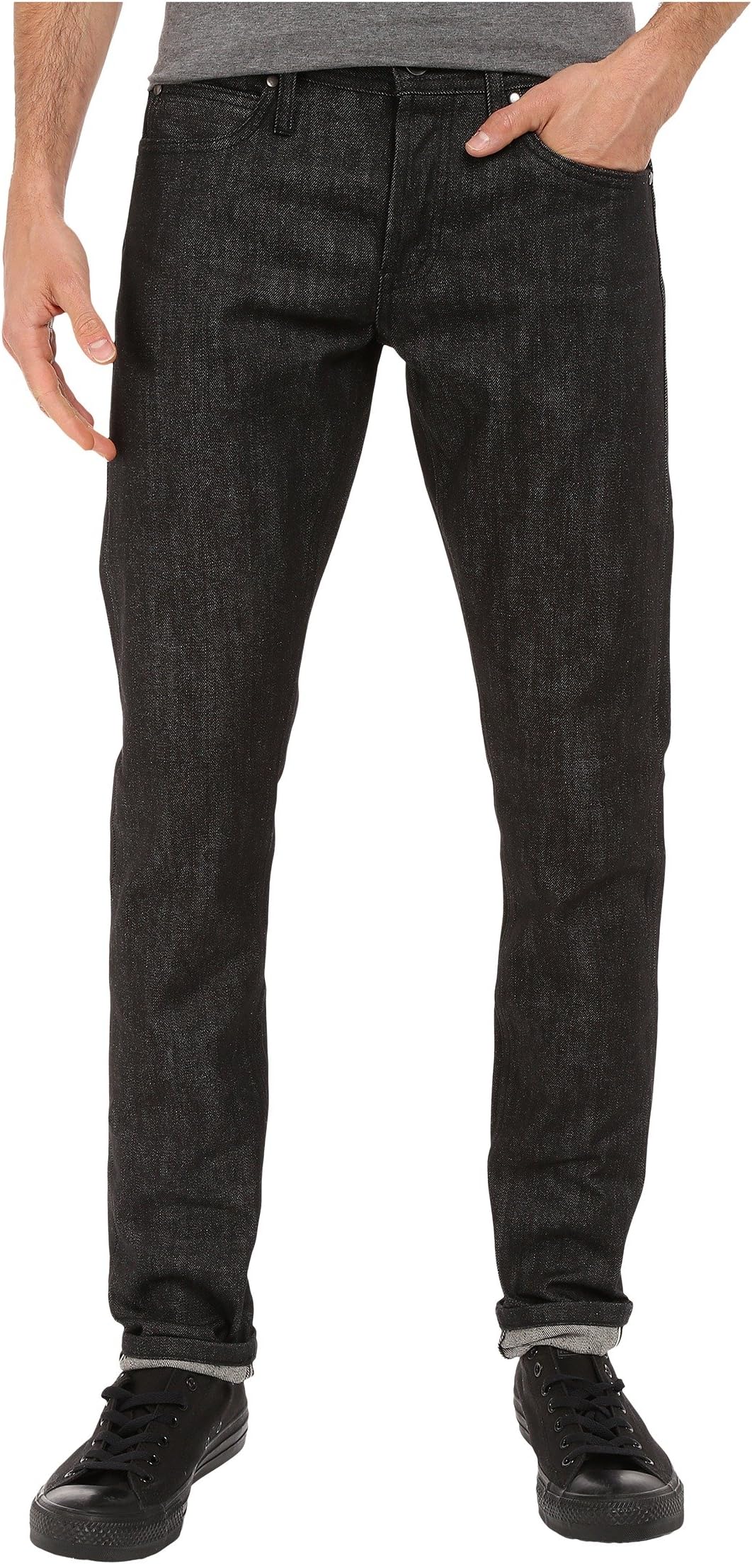 Tight Jeans in Black Selvedge