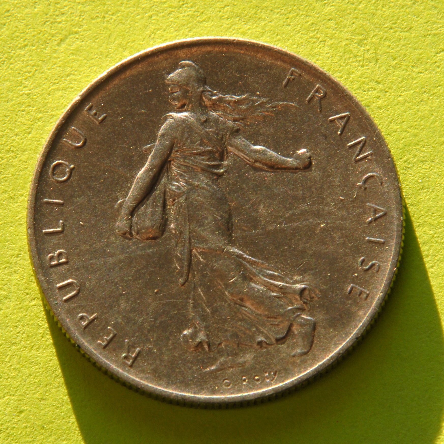 Amazon.com: 法國1 法郎「La Semeuse」,1960 年硬幣- 第五共和國(1958 - 2002) # 2 : 藝術古董收藏