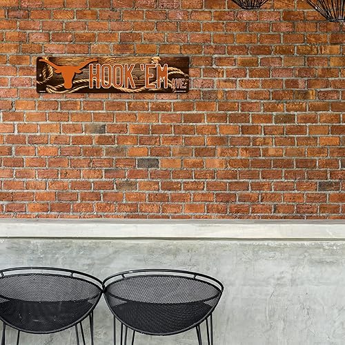 Vista 602 de Rico Industries Letrero de plástico de la NCAA de plástico de 4 x 16 pulgadas Alternativo