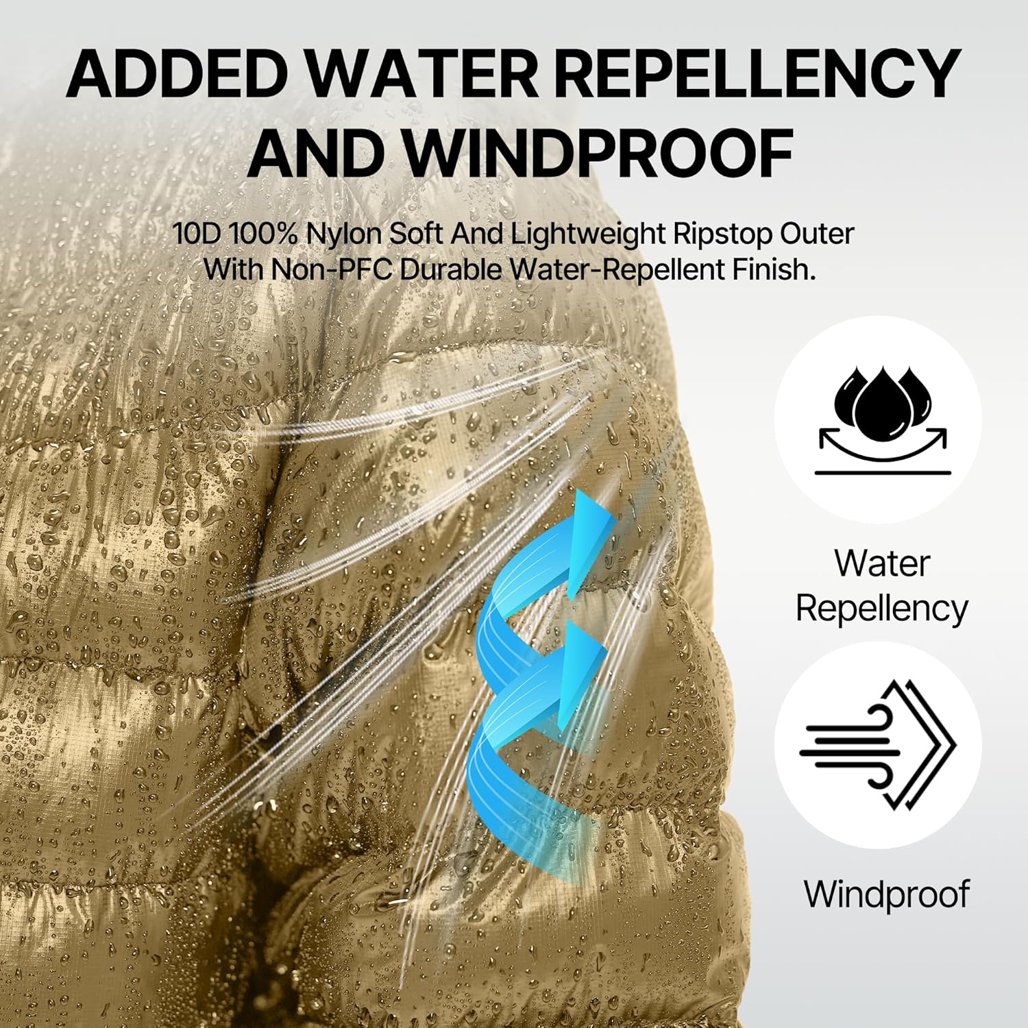 Fitouch Skyline Puff Hoody Women's Packable Goose Down Jacket | 700+ PF Puffer | Ultra-lightweight Base Layer | Warm Coat - Image 7