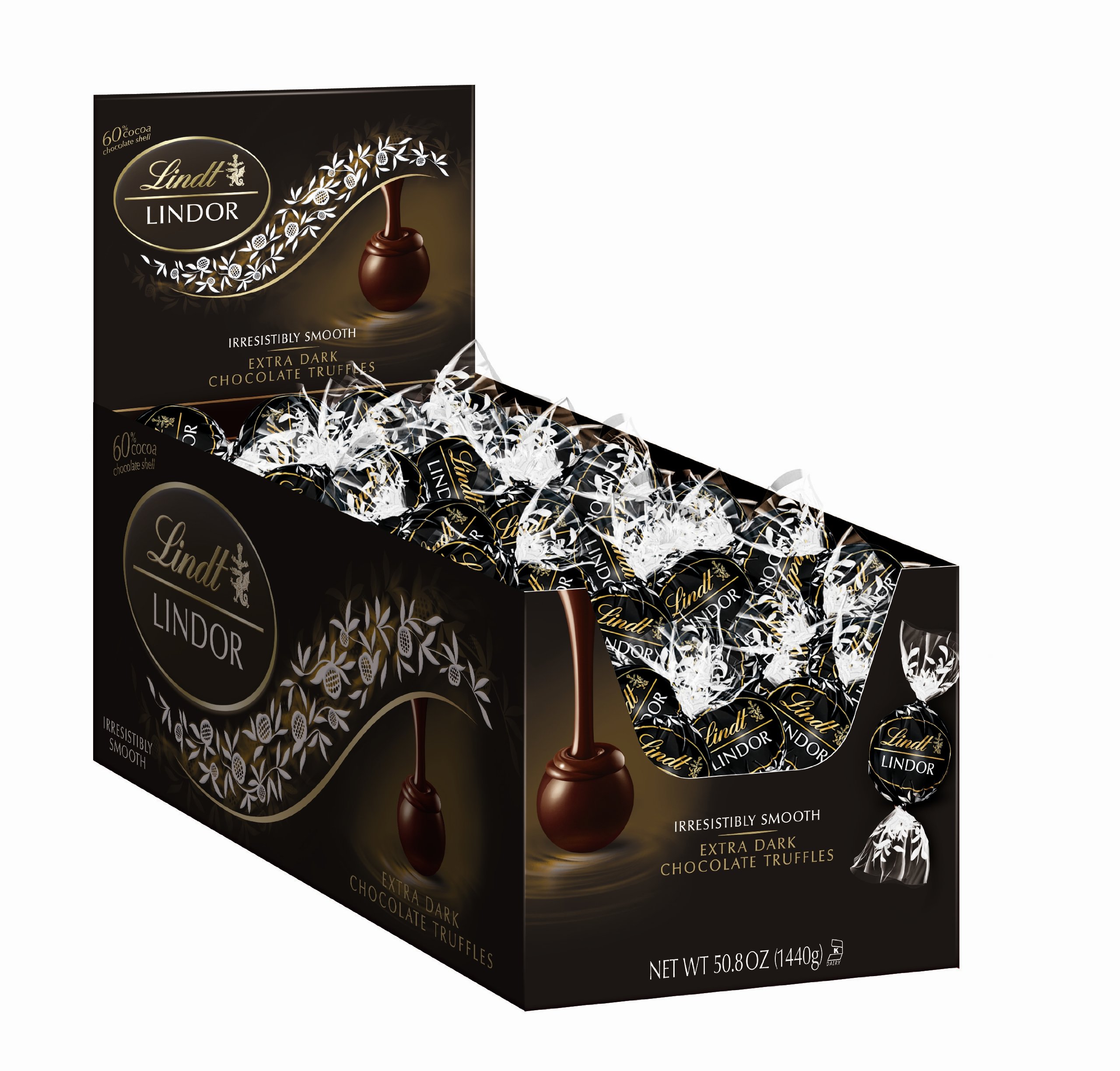 Amazon.com : Lindt LINDOR 60% Extra Dark Chocolate Truffles
