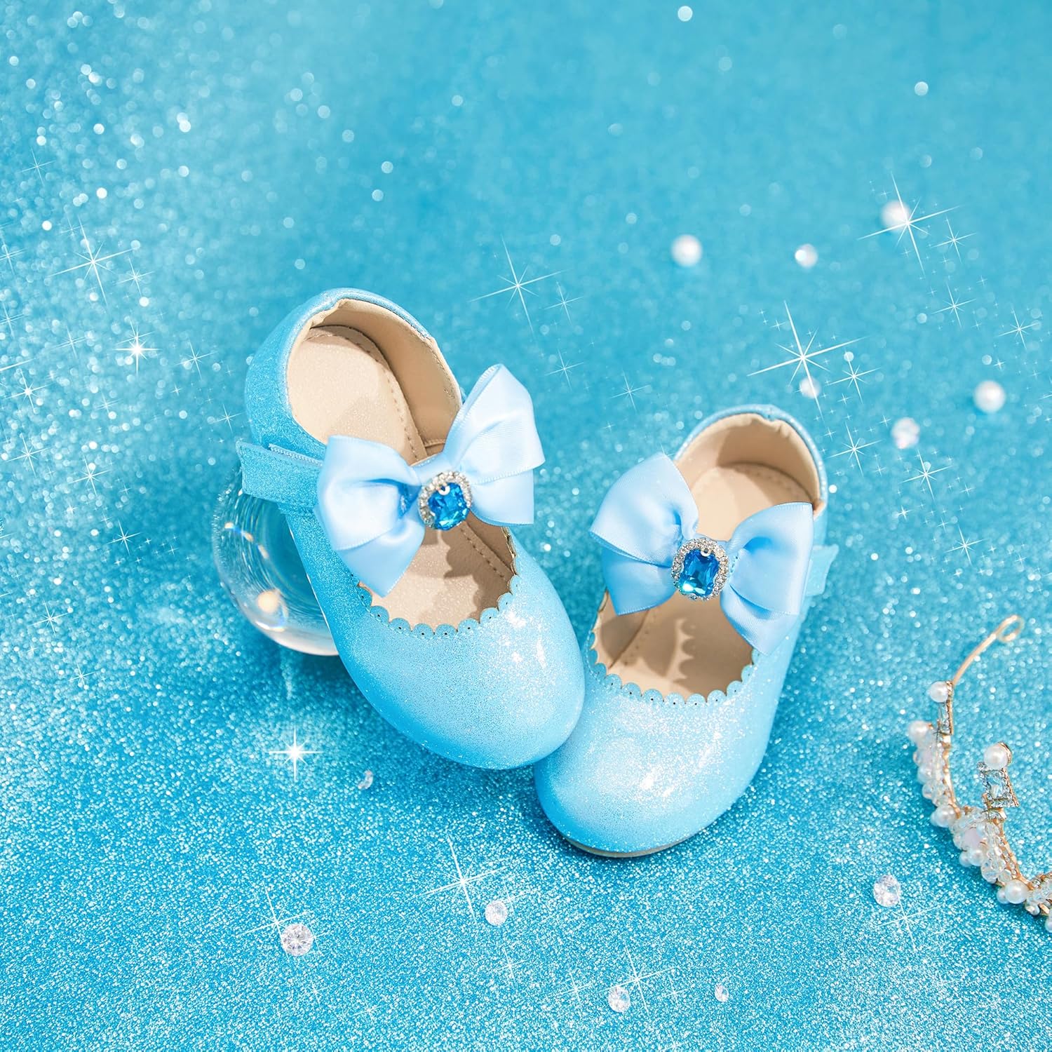 Otter MOMO Toddler/Little Girls Mary Jane Ballerina Flats Shoes Slip-on School Party Dress Shoes - Image 4