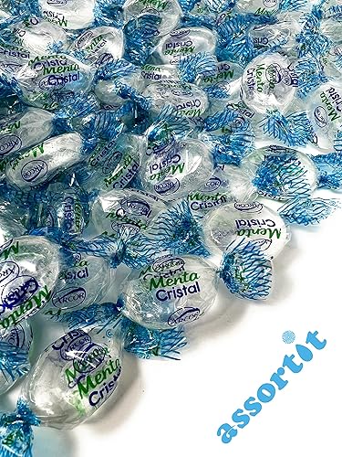 Miniatura 6 de Crystal Clear Mints - 3 libras - Caramelos duros de menta transparentes refrescantes y elegantes después de la cena - Surtido de dulces vintage
