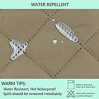 Vista 4 de Fundas reversibles para sofá biplaza, protector de muebles (sofá biplaza, camello/beige)