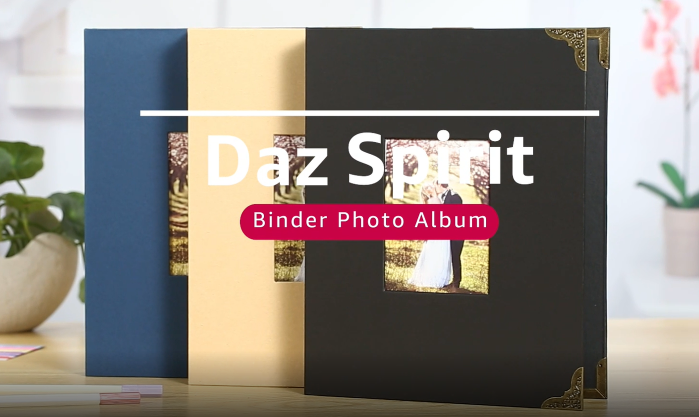 Album Photo Scrapbooking 6 Pouces Carré Noir - 40 Pages Personnalisables Avec Autocollants