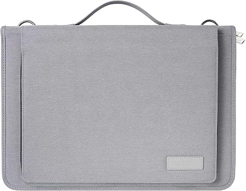 Miniatura 2 de Funda de cuero gris para laptop compatible con laptop Dell Inspiron 16 Plus 7620 de 16 pulgadas