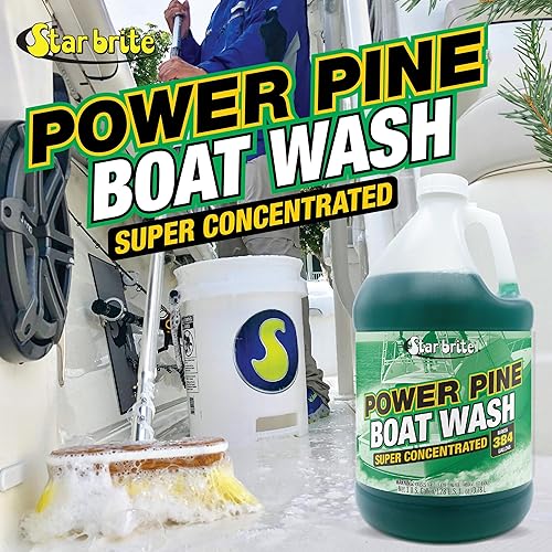 Miniatura 3 de STAR BRITE Power Pine - Super concentrado de lavado de barcos de primera calidad, hace 384 galones, solución de limpieza definitiva para todo uso,