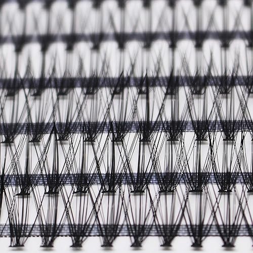 Miniatura 6 de 8-10-0.472-0.551 in mezclado, 10-12-0.551-0.630 in mezclado, 200 paquetes de extensiones de pestañas de visón natural 3D ruso volumen pestañas