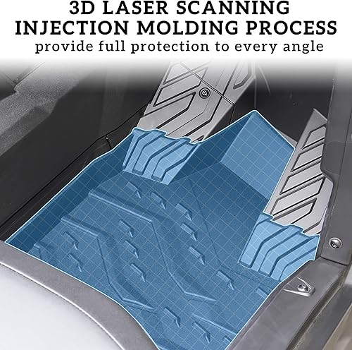 Miniatura 4 de Alfombrillas de TPE para Can-Am Commander Trail Sport, forros de piso de primera fila, protección para todo tipo de clima, tapetes para Can Am