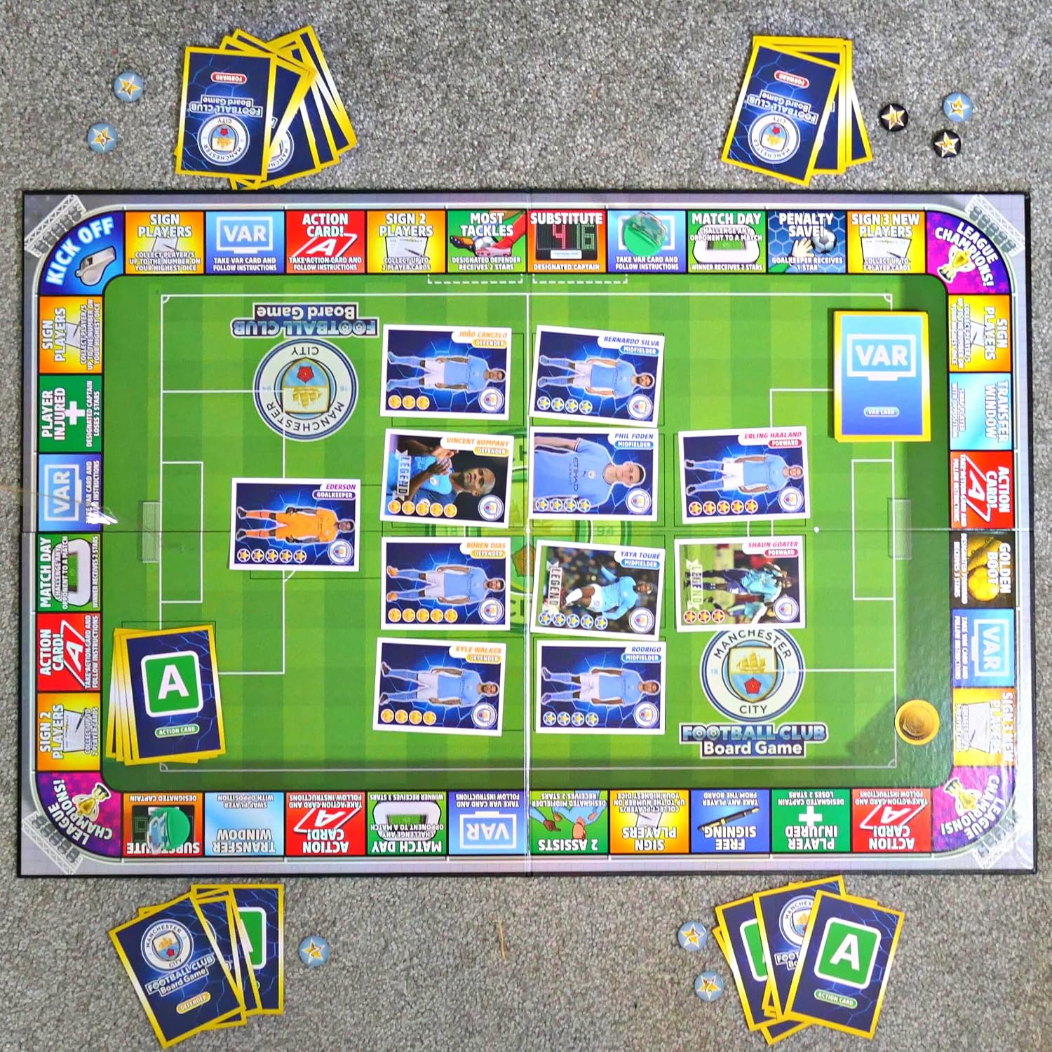 Manchester City Board Game By Football Billionaire Board Games, Multicolor, 38 cm - Image 5
