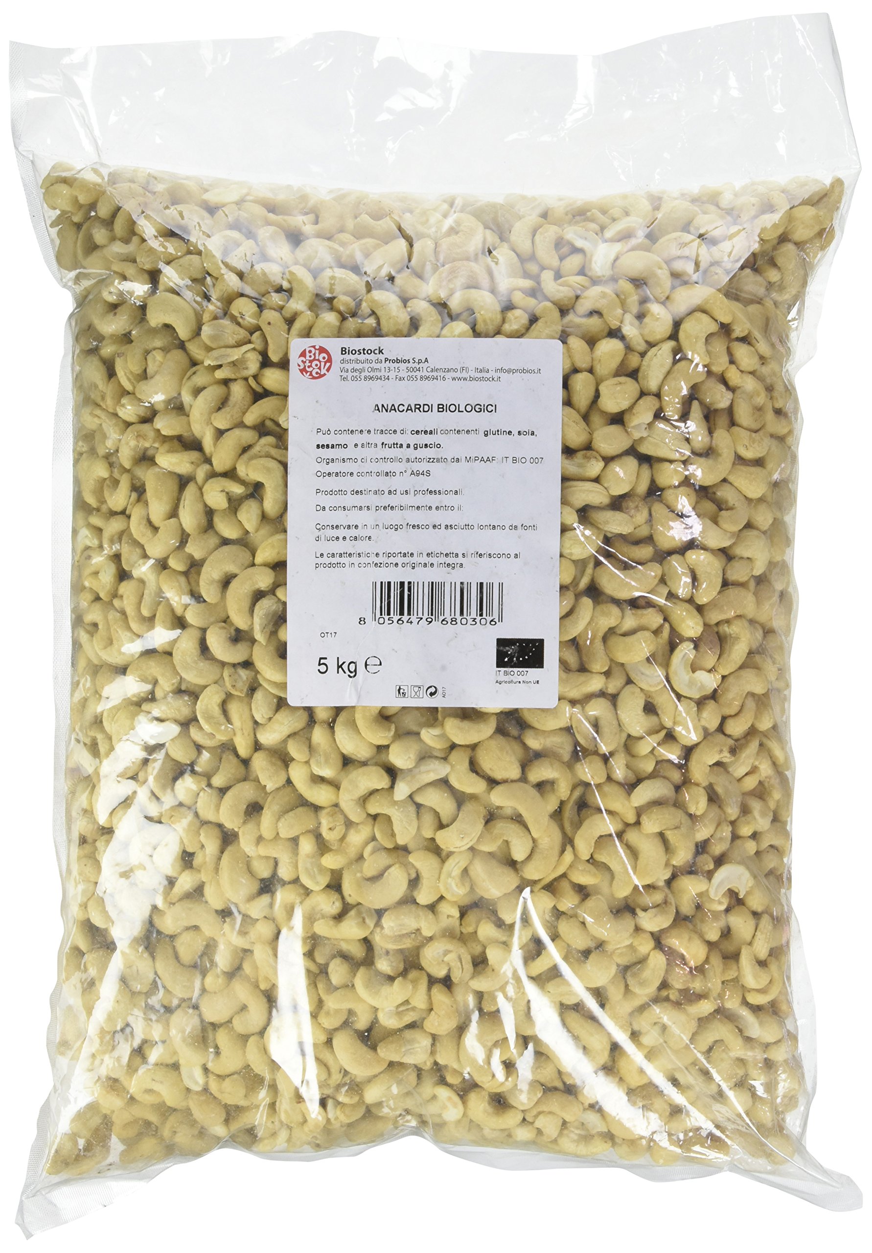 Probios Anacardi Bio - Confezione da 5 kg