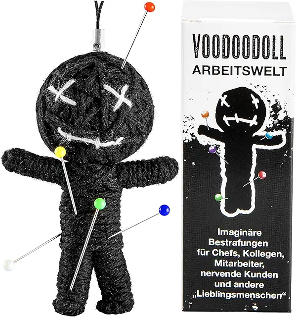 Voodoo Puppe Arbeitswelt - Humorvolle Rache-Figur für Kollegen & Chefs