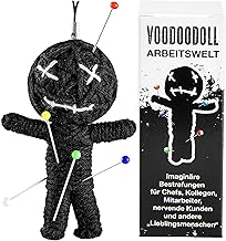 Schöne Güter Voodoo Puppe Arbeitswelt Voodoo Doll to go Voodoo-Doll imaginäre Strafen für Nette Chefs, „geliebte“ Kollegen, andere Lieblingsmenschen Geschenk Kollegen im Karton 5 x PRYM Stecknadel