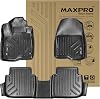 سجادات أرضية MAXPRO لسيارة هوندا CR-VCR-V Hybrid 2023-2025. بطانات TPX مخصصة لجميع الأحوال الجوية، مقاومة للماء، عديمة الرائحة، سجادات أرضية السيارة المضادة للانزلاق - مجموعة الصف الأول والثاني