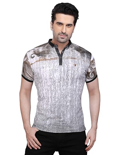 polo neck half sleeve t shirt
